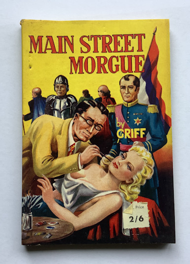 MAIN STREET MORGUE British pulp fiction book 1953